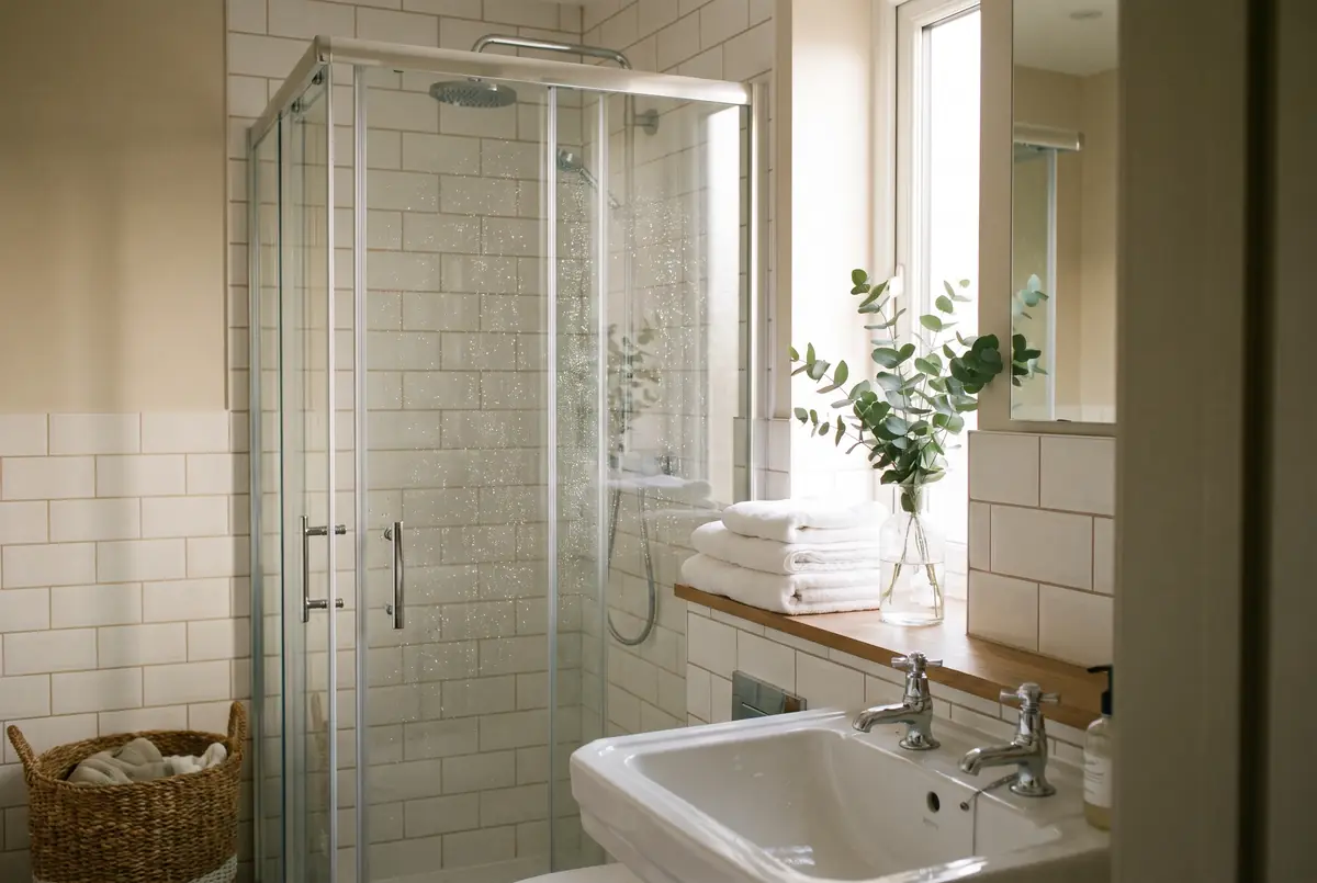 Sparkling clean bathroom